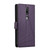 For Nokia 2.4 PU Genuine Leather Texture Embossed Line Phone Case(Purple)