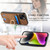 For iPhone 14 Pro Retro Splitable Magnetic Card Bag Leather Phone Case(Brown)