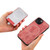 For iPhone 14 Pro Retro Splitable Magnetic Card Bag Leather Phone Case(Pink)