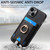 For iPhone 15 Pro Retro Splitable Magnetic Card Bag Leather Phone Case(Black)