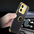For Xiaomi Redmi Note 13 6D Electroplating Crocodile Texture Leather Back Phone Case with Holder(Green)