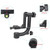 YELANGU Horizontal 360 Degree Gimbal Tripod Head for Home DV and SLR Cameras(Black)