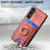 For Samsung Galaxy S22+ 5G Retro Splitable Magnetic Card Bag Leather Phone Case(Pink)