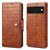 For Google Pixel 6 Pro Denior Crocodile Texture Oil Edge Leather Phone Case(Brown) For Google Pixel 6 Pro Denior Crocodile Texture Oil Edge Leather Phone Case(Brown)