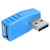 USB 3.0 AM to USB 3.0 AF Cable Adapter(Blue)