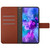 For Samsung Galaxy A24 4G Rhombic Grid Texture Leather Phone Case(Brown)