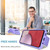 For Samsung Galaxy A14 5G Stereoscopic Holder Sliding Camshield Phone Case(Purple)