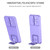 For Samsung Galaxy S23+ 5G Stereoscopic Holder Sliding Camshield Phone Case(Purple)