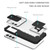 For Samsung Galaxy S22 5G Stereoscopic Holder Sliding Camshield Phone Case(White)