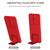 For Samsung Galaxy S22+ 5G Stereoscopic Holder Sliding Camshield Phone Case(Red)