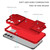 For Samsung Galaxy S22+ 5G Stereoscopic Holder Sliding Camshield Phone Case(Red)