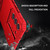 For Samsung Galaxy S22+ 5G Stereoscopic Holder Sliding Camshield Phone Case(Red)
