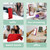 For Samsung Galaxy S22+ 5G Stereoscopic Holder Sliding Camshield Phone Case(Red)