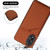 For OPPO A38 4G/A18 4G Skin Feel PU + TPU + PC Card Slots Phone Case(Brown)