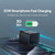 Baseus OS-GaN5S Gallium Nitride 20W Type-C Fast Charger, US Plug(Black)