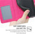 For Nokia C300 4G US Version Crystal Texture Leather Phone Case(Rose Red)