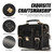 Cwatcun D83 Vintage Small Camera Case Leather Camera Messenger Bag, Size:24 x 17 x 12cm(Black)