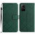 For Xiaomi 12 Rhombic Grid Texture Leather Phone Case(Green)