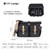 Cwatcun D90 Contrast Color Single Shoulder Camera Bag Outdoor Camera Bag Professional Crossbody Handbag, Size:30.5 x 19 x 20cm Large(Black)