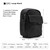 Cwatcun D93 Camera Bag Canvas Shoulder Bag, Size:21 x 14 x 30cm Black