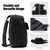 Cwatcun D93 Camera Bag Canvas Shoulder Bag, Size:21 x 14 x 30cm Black