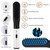 Mini Men Electrical Beard Styling Comb Beard Straightener, Plugs: UK Plug (Gold)