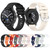 For Huawei Watch 2 Pro / Honor Watch 4 Pro Liquid Glossy Silver Buckle Silicone Watch Band(Black)