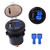 Universal Car Single Port USB Charger Power Outlet Adapter 2.4A 5V IP66 with LED Digital Voltmeter + Ammeter(Blue Light) Universal Car Single Port USB Charger Power Outlet Adapter 2.4A 5V IP66 with LED Digital Voltmeter + Ammeter(Blue Light)