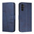 For Samsung Galaxy A15 Stitching Calf Texture Buckle Leather Phone Case(Blue)