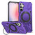 For Samsung Galaxy A24 4G/A25 5G MagSafe Magnetic Shockproof Phone Case with Ring Holder(Purple) For Samsung Galaxy A24 4G/A25 5G MagSafe Magnetic Shockproof Phone Case with Ring Holder(Purple)