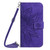 For Xiaomi Redmi 13C 4G Skin Feel Sun Flower Embossed Flip Leather Phone Case with Lanyard(Dark Purple)