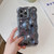 For iPhone 14 Pro Max Wave Bubbles TPU Phone Case(Painted Blue)