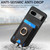 For Google Pixel 7 Retro Splitable Magnetic Card Bag Leather Phone Case(Black)