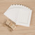 10pcs /Set DIY Photo Gallery Wall Mounted Paper Photo Frame With Twine Clip, Size: 3 inch(White)