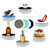 Rotating Booth PVC Background Board Live Product Display Accessories, Random Color Delivery, Specification: 22cm