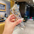 For iPhone 12 Electroplating 3D Love TPU Phone Case(Sierra Blue)