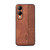 For vivo Y17S AZNS 3D Embossed Skin Feel Phone Case(Brown)