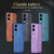 For vivo Y17S AZNS 3D Embossed Skin Feel Phone Case(Black)