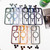 For iPhone 12 Pro MagSafe Acrylic Hybrid TPU Holder Phone Case with Lens film(Pink)