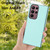 For Samsung Galaxy S23 Ultra 5G Litchi Pattern Stitched Side-mounted Phone Case(Mint Green)