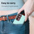 For Samsung Galaxy S23 Ultra 5G Litchi Pattern Stitched Side-mounted Phone Case(Mint Green)