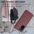 For Samsung Galaxy A33 5G Litchi Pattern Stitched Side-mounted Phone Case(Dark Red)