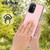 For Samsung Galaxy S23+ 5G Litchi Pattern Stitched Side-mounted Phone Case(Pink)