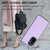 For Samsung Galaxy A53 5G Litchi Pattern Stitched Side-mounted Phone Case(Purple)