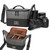 PU Leather Shoulder Crossbody Photography Bag SLR Camera Bag Lens Storage Bag(Brown)