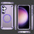 For Samsung Galaxy S24+ 5G Skin Feel TPU + PC MagSafe Magnetic Phone Case(Transparent Purple)