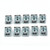 60 PCS B Nut Kit Spire Clips M8 Zinc Speed Fasteners Lug Nuts