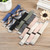 For Samsung Galaxy Watch 6 / 5 / 4 Magnetic Fold Buckle Nylon Woven Watch Band(Starlight Colorful)