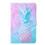 For Samsung Galaxy Tab A9+ Colored Drawing Leather Tablet Case(Blue Pineapple)