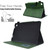 For Samsung Galaxy Tab A9 Suede Cross Texture Magnetic Clasp Leather Tablet Case(Green)